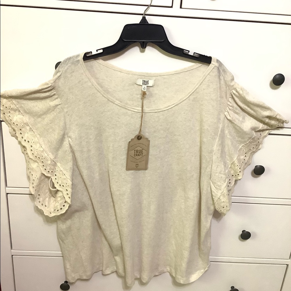 True Craft Plus Size Women 2X SHIRT, cotton, linen